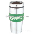 16oz double wall stainless steel fancy travel mug